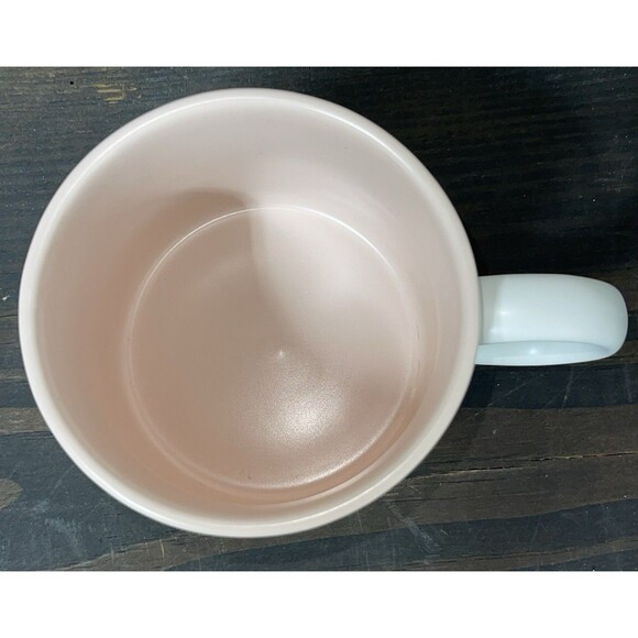 “You’re My Favorite” Mug White Floral Pink Inside Cup 16 OZ Large Oversized - Picture 3 of 6